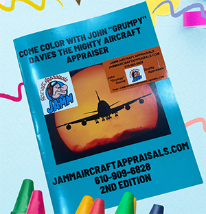 Coloring Fun Alert: FREE Coloring Book From Jamm Aircraft