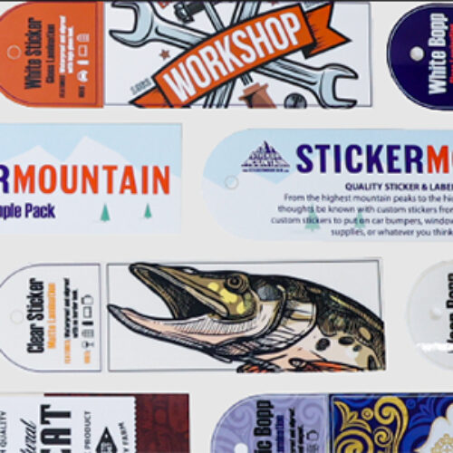 Free Sticker Mountain Sample Pack