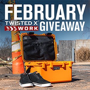 Win Twisted X Work Footwear and a YETI Gearbox