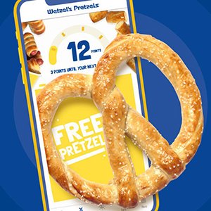 Free Wetzel's Pretzel - Feb 13-20