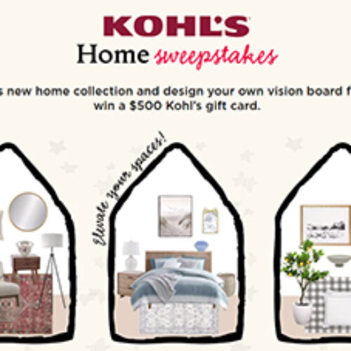 Win a $500 Kohl’s Gift Card