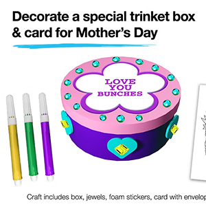 JCPenney: Free Mother's Day Trinket Box Craft