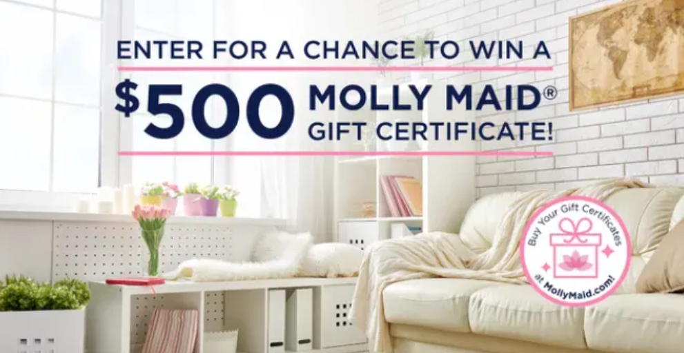 Win a Molly Maid Gift Certificate