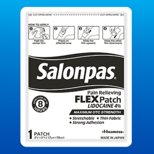 Free Salonpas Lidocaine FLEX Patch Sample