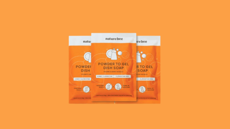 Free Nature Bee’s Powder-to-Gel Kitchen Dish Soap Sample