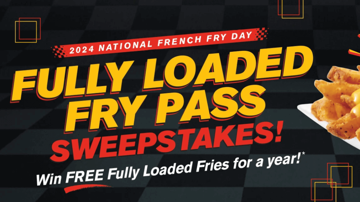 Checkers & Rally's Launches Fully Loaded Fries Sweepstakes
