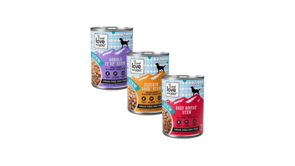 Free I and Love and You Dog Food Stew Sample Available