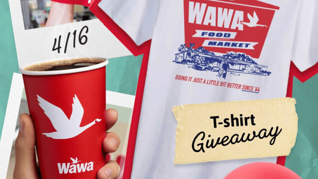 Free Coffee at Wawa on Wednesday, April 16