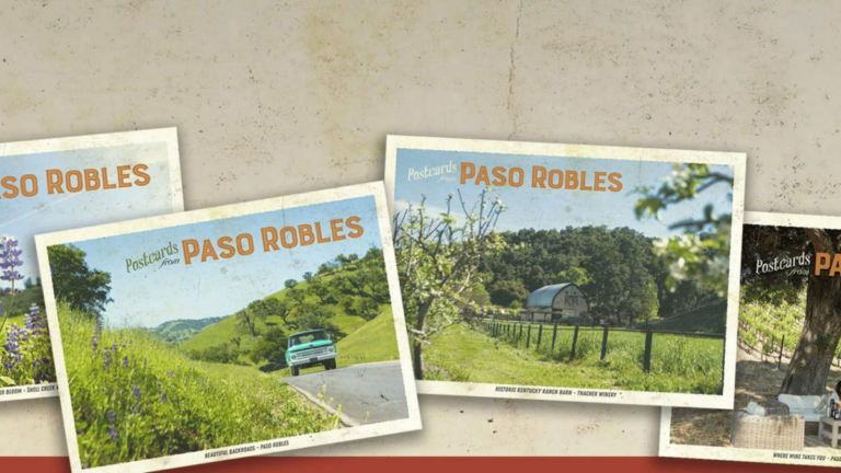 4 Free Paso Robles Postcards -CA