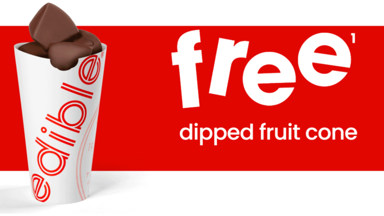Free Chocolate Dipped Fruit Cone Available at Edible Arrangements with Email Signup