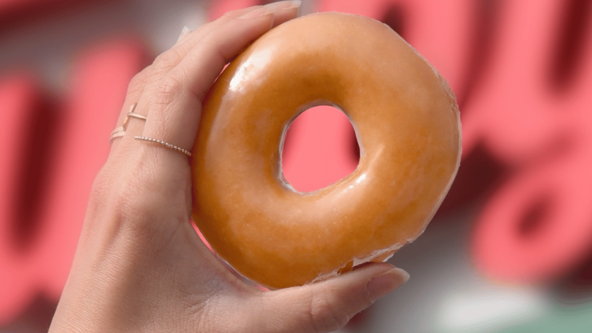 Free Original Glazed Doughnut at Krispy Kreme on May 7
