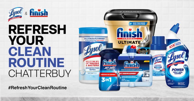 Lysol and Finish Offering Free Refresh Your Clean Routine Chatterbuy Kits