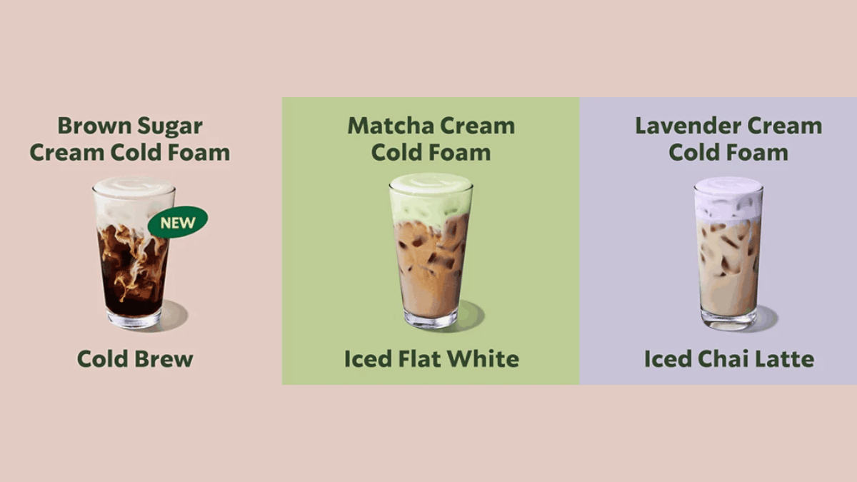 Starbucks Rewards Members Get Free Cold Foam on Cold Drinks May 7–11