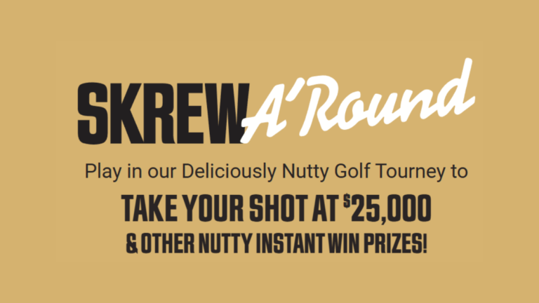 Skrewball Peanut Butter Whiskey Skrew A’ Round Golf Sweepstakes & Instant Win