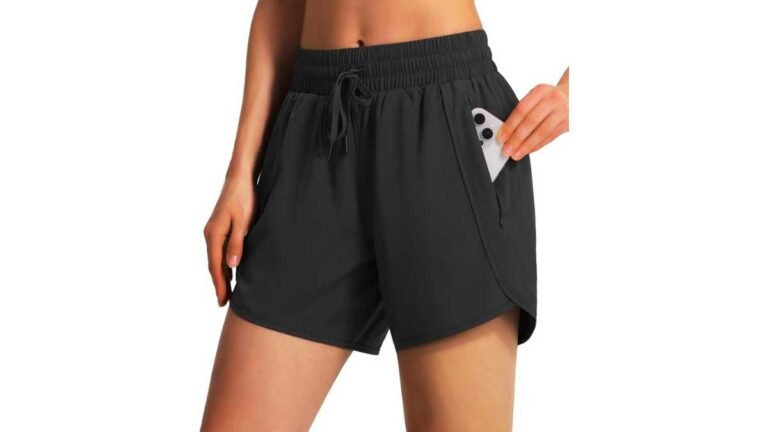 Ksmien Women's Athletic Running Shorts - $18.98
