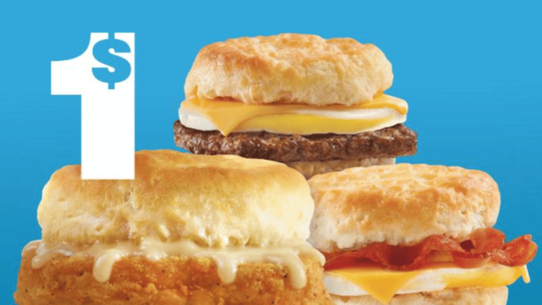 $1.00 Breakfast Biscuit Sandwiches at Wendy’s