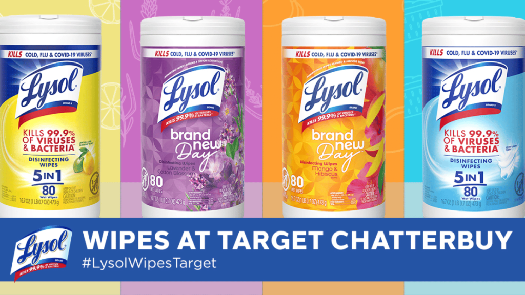 Possible Free LYSOL Wipes at Target Chatterbuy Kit