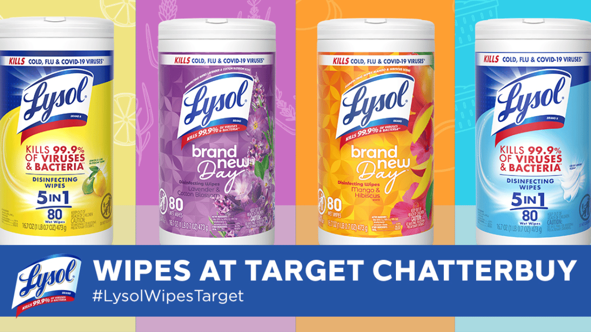 Possible Free LYSOL Wipes at Target Chatterbuy Kit