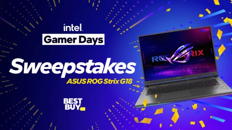 Win Big with Intel® Gamer Days 2025 Sweepstakes!