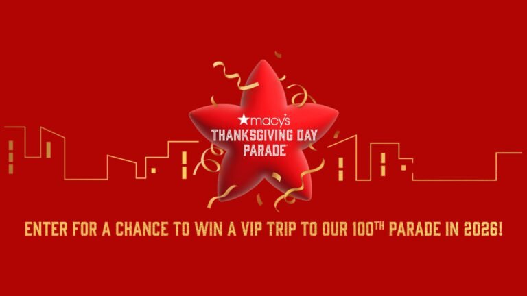 Macy’s 100th Parade Sweepstakes: Win a Trip to NYC!