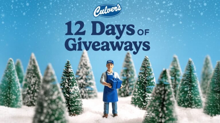 Culver’s 12 Days of Sweepstakes: Win Daily Prizes!