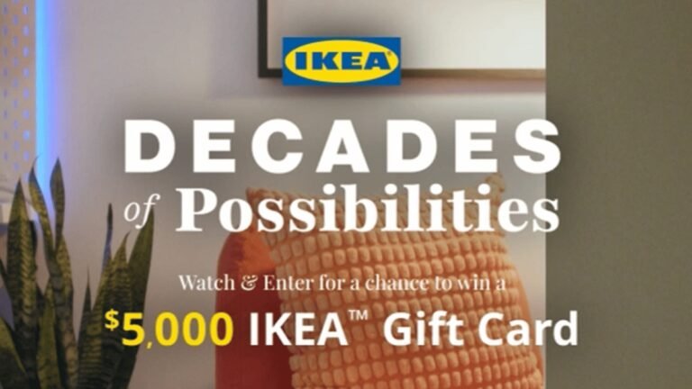 Win a $5,000 IKEA Gift Card!