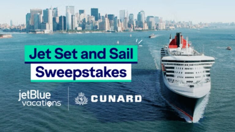 "Jet Set and Sail Sweepstakes"