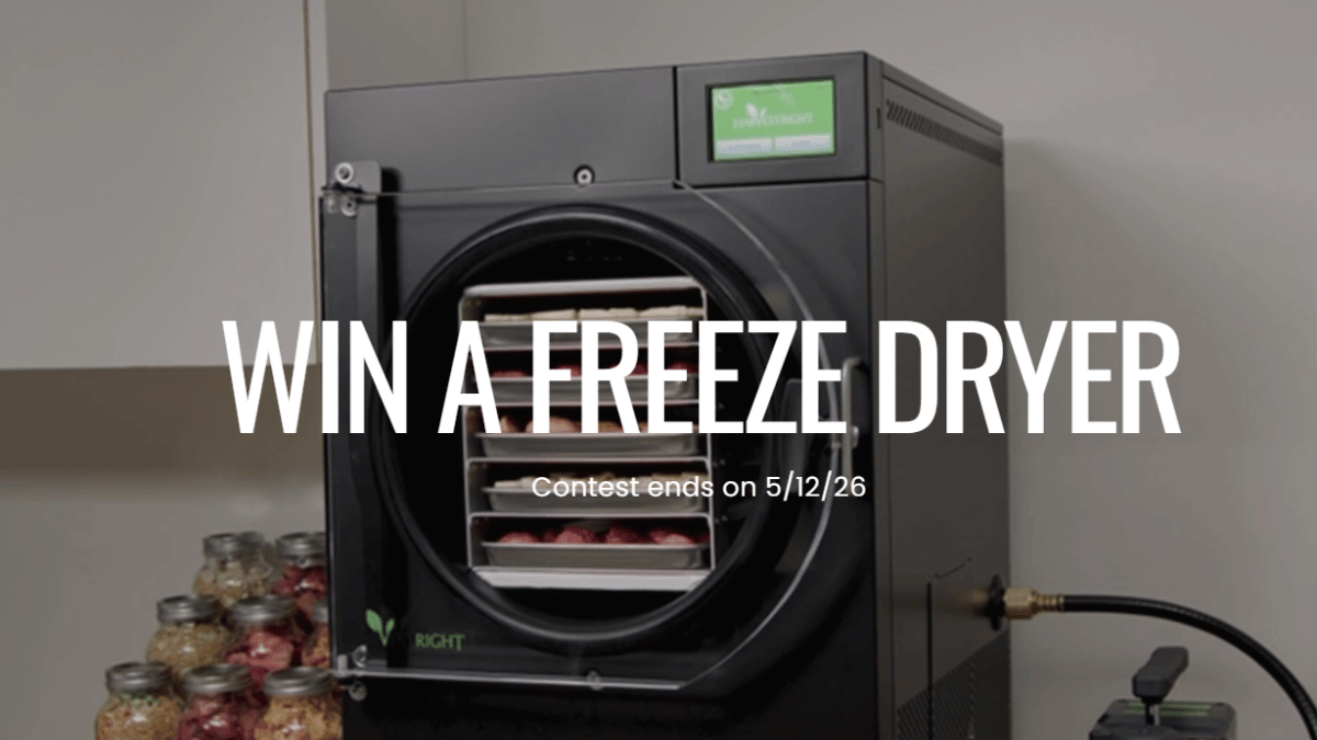 HarvestRight February Home Freeze Dryer Giveaway