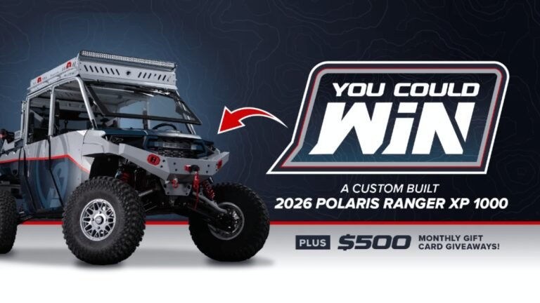 "Enter to Win a Customized UTV!"