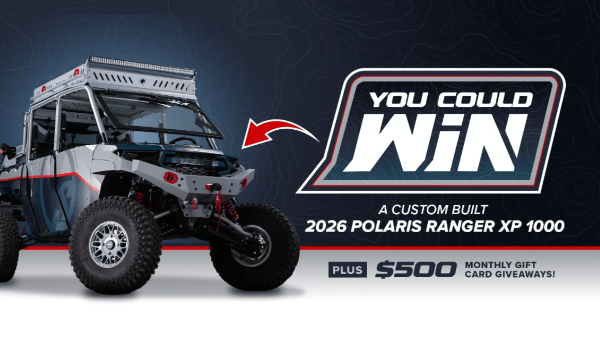 "Enter to Win a Customized UTV!"