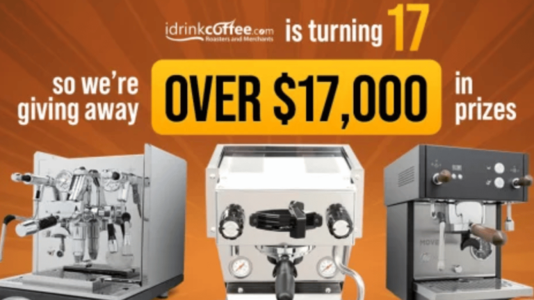 iDrinkCoffee 17th Anniversary Sweepstakes