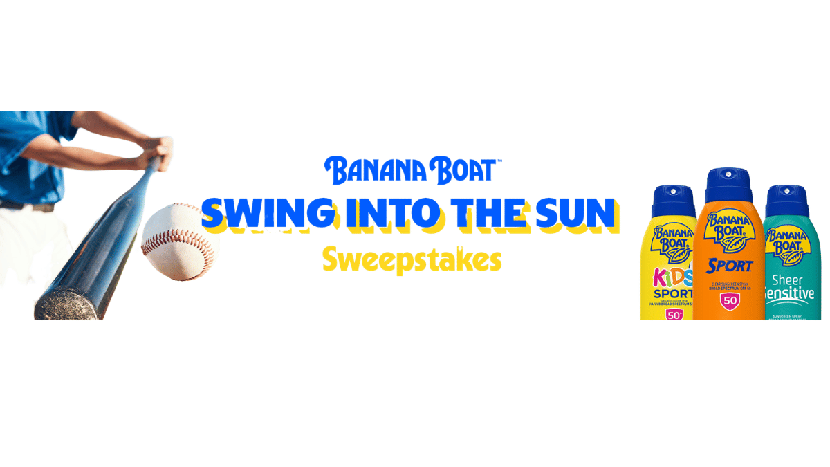 MLB Banana Boat Swing Into the Sun Sweepstakes