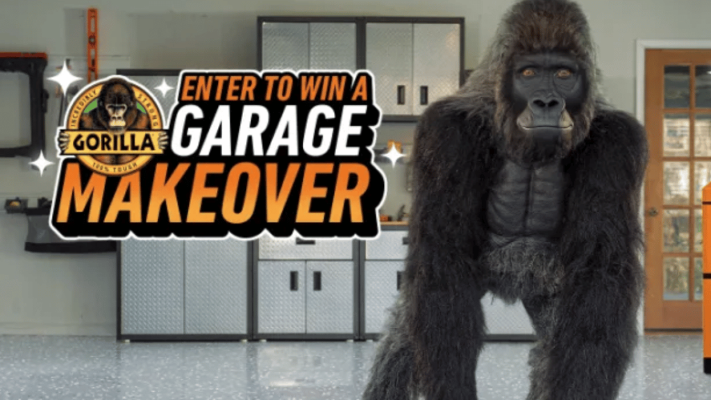 Gorilla Dream Garage Makeover Giveaway