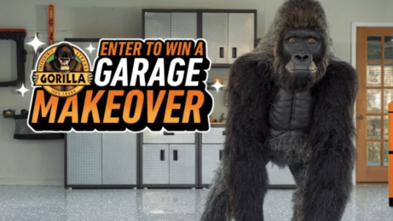Gorilla Dream Garage Makeover Giveaway
