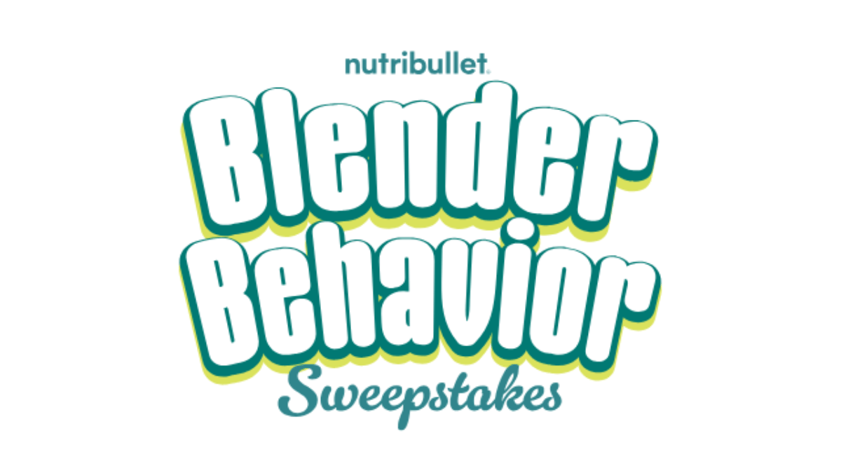 Nutribullet Blender Behavior 2026 Sweepstakes