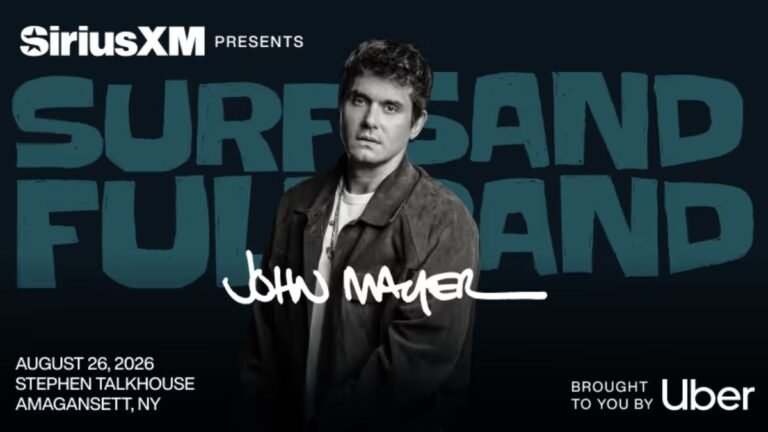 SiriusXM John Mayer Uber Flyaway Sweepstakes